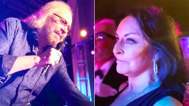Barry Gibb performs romantic tribute to wife Linda in rare concert clip – watch