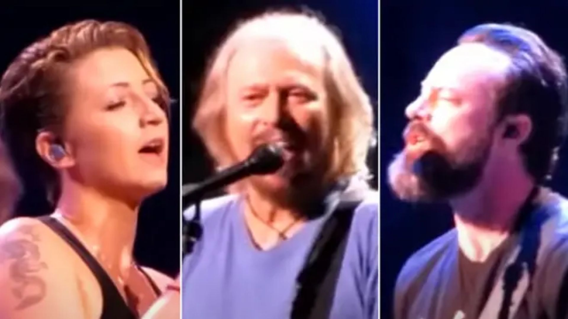 EMOTIONAL MOMENT: 28 Minutes Ago in Miami, Florida, USA — Barry Gibb, 78, Teared Up During an Interview, Reflecting on His Mythology Tour in 2014. He Shared How His Son Stephen and Niece Samantha Took the Stage in Place of His Late Brothers, Honoring the Bee Gees’ Legacy and Touching Fans’ Hearts…