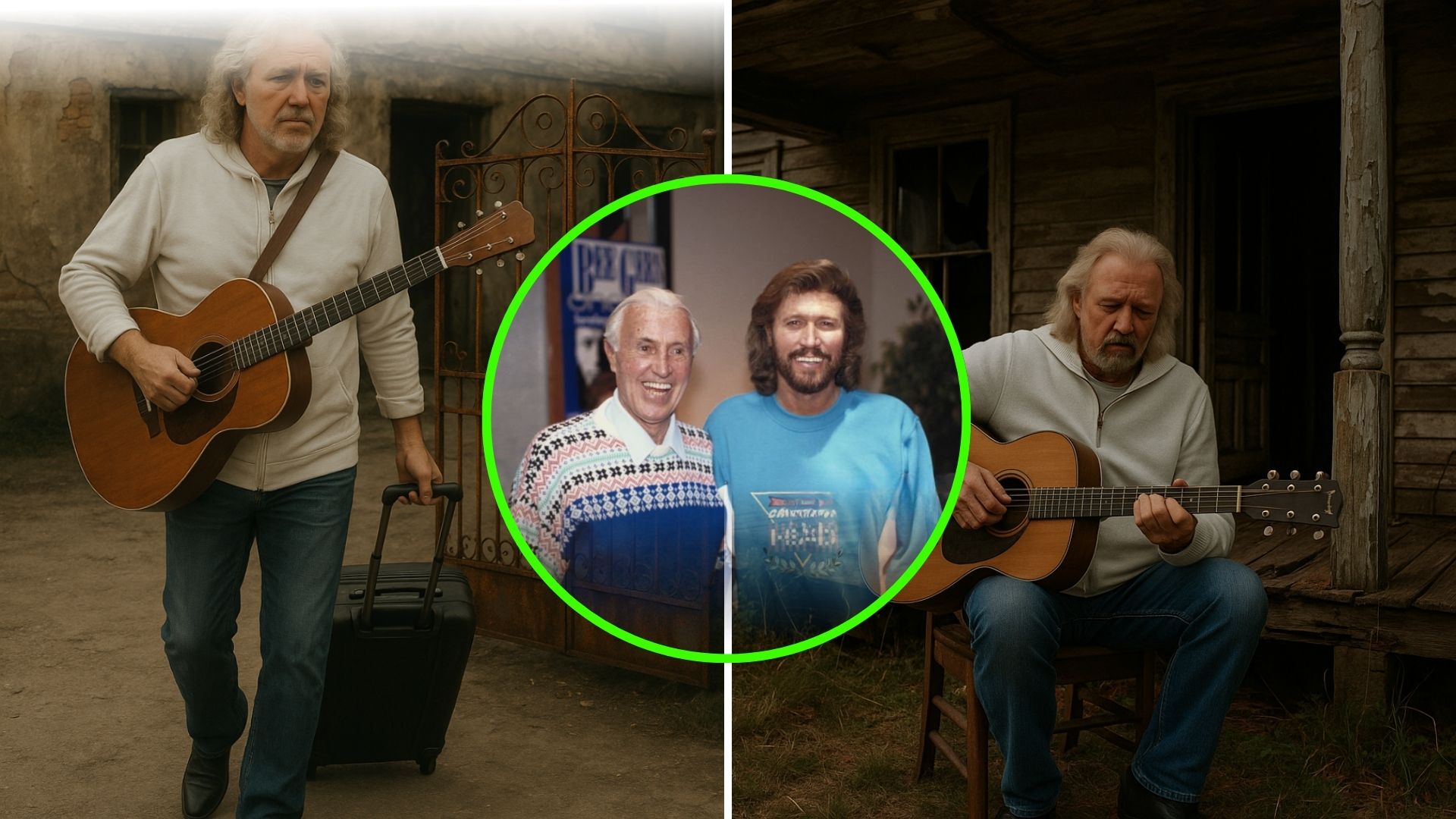 A MOMENT OF REFLECTION: 26 Minutes Ago in Miami, Florida, USA — Barry Gibb Stands Alone by the Old Fence on His Florida Estate, the Place Where His Father, Hugh Gibb, Built with His Bare Hands and Quiet Pride. A MOMENT OF REFLECTION: 26 Minutes Ago in Miami, Florida, USA — Barry Gibb Stands Alone by the Old Fence on His Florida Estate, the Place Where His Father, Hugh Gibb, Built with His Bare Hands and Quiet Pride.