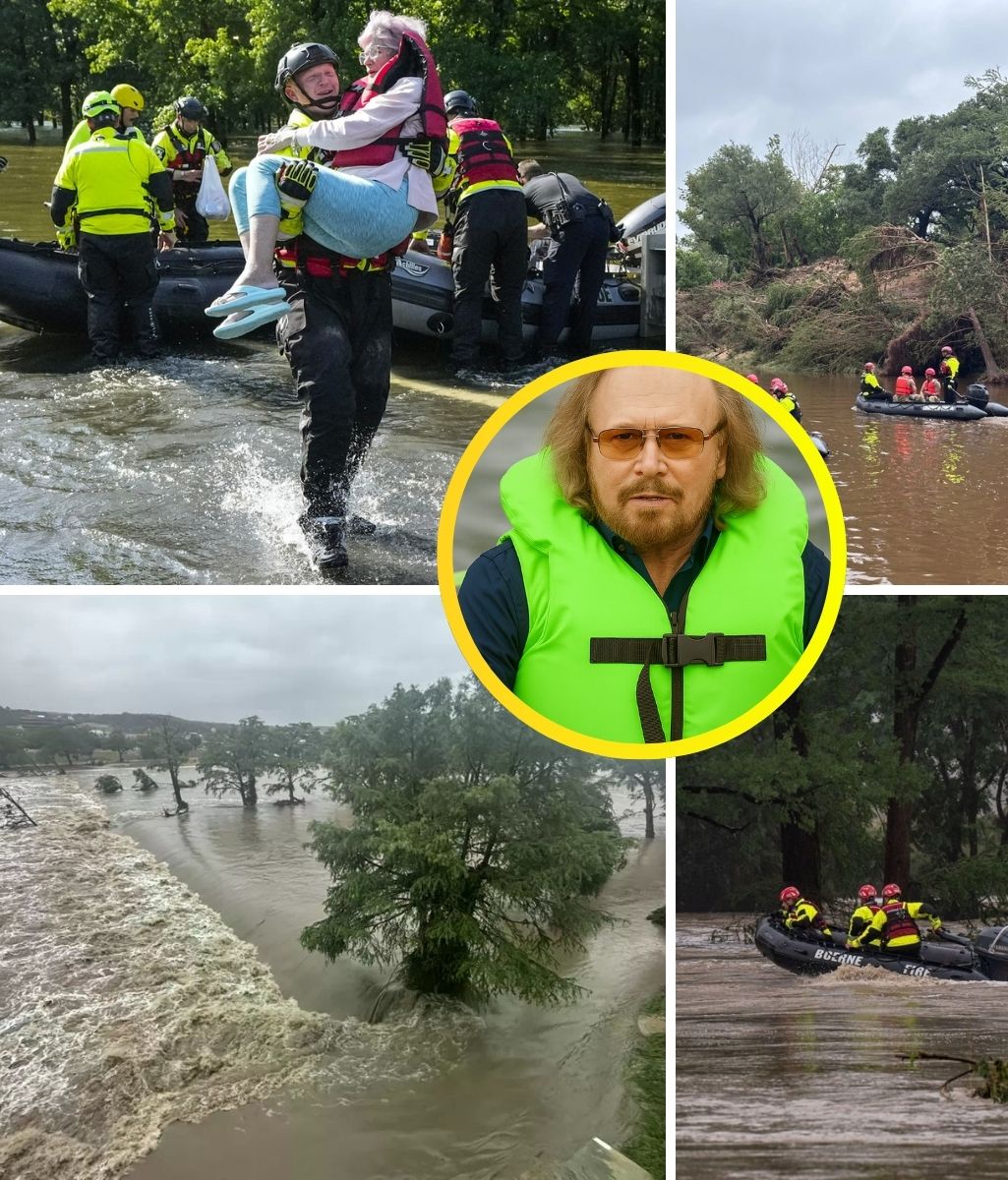 BREAKING NEWS: 22 Minutes Ago in Texas — Barry Gibb Rushes to Assist Flood Victims as Search Efforts Continue. Follow His Journey to Help the Victims in the Comments Below… BREAKING NEWS: 22 Minutes Ago in Texas — Barry Gibb Rushes to Assist Flood Victims as Search Efforts Continue. Follow His Journey to Help the Victims in the Comments Below…